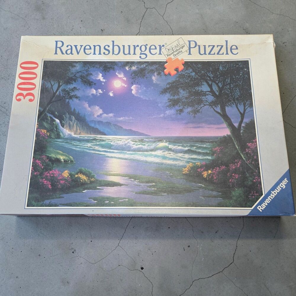 Ravensburger Moonlight Beach 3000 Pc Jigsaw Puzzle Anthony Casay 170098...